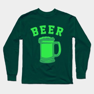 St. Patrick's Day Green Beer Long Sleeve T-Shirt